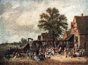 TENIERS, David the Younger The Village Feast gh Germany oil painting reproduction